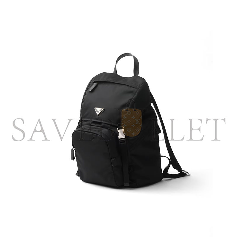 PRADA RE-NYLON AND SAFFIANO LEATHER BACKPACK 2VZ135 (45*27*17cm) PRADA RE-NYLON AND SAFFIANO LEATHER BACKPACK 2VZ135 (45*27*17cm)